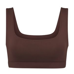 Skims XL SWIM TANK BIKINI TOP Cocoa Brown NWT